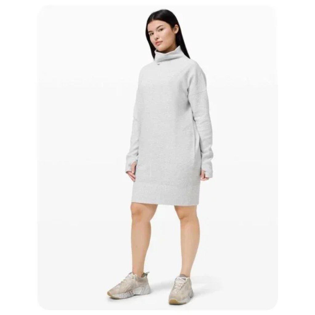 Lululemon Call For Cozy Heathered Core Ultra Light Dress